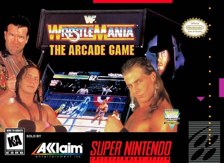 WWF Wrestlemania The Arcade Game SNES Super Nintendo SNES WWF Wrestlemania The Arcade Game SNES Super Nintendo SNES