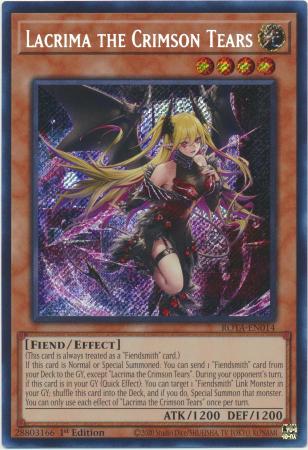 Lacrima the Crimson Tears - Yugioh | TrollAndToad