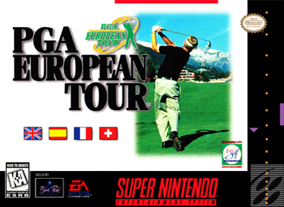PGA European Tour SNES Super Nintendo SNES PGA European Tour SNES Super Nintendo SNES