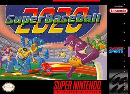 Super Baseball 2020 SNES Super Nintendo SNES Super Baseball 2020 SNES Super Nintendo SNES