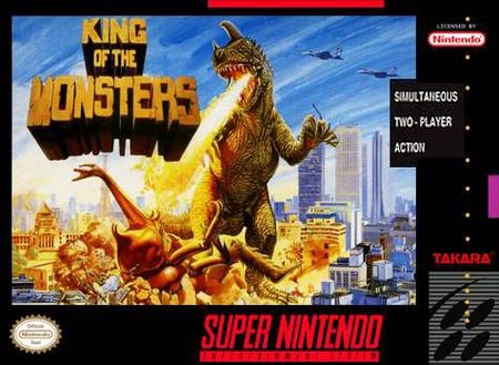 King of the Monsters SNES Super Nintendo SNES King of the Monsters SNES Super Nintendo SNES