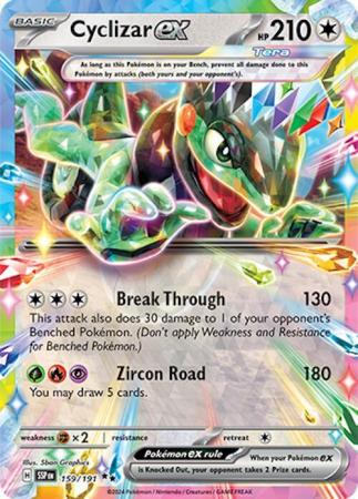 Cyclizar ex 159 191 Ultra Rare Scarlet Violet Surging Sparks Singles Cyclizar ex 159 191 Ultra Rare Scarlet Violet Surging Sparks Singles