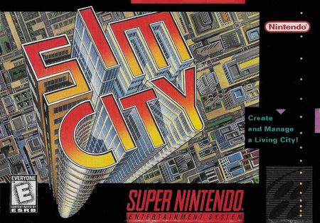 SimCity SNES Super Nintendo SNES SimCity SNES Super Nintendo SNES
