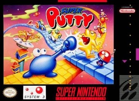 Super Putty SNES Super Nintendo SNES Super Putty SNES Super Nintendo SNES