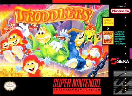 Troddlers SNES Super Nintendo SNES Troddlers SNES Super Nintendo SNES