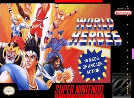 World Heroes SNES Super Nintendo SNES World Heroes SNES Super Nintendo SNES