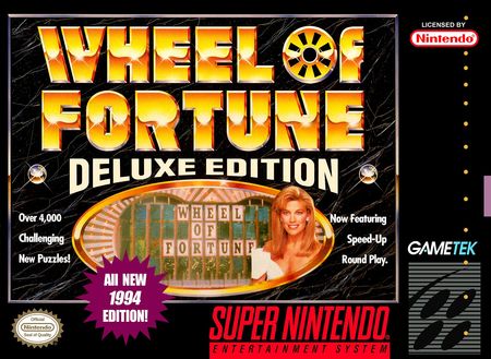Wheel of Fortune Deluxe SNES Super Nintendo SNES Wheel of Fortune Deluxe SNES Super Nintendo SNES