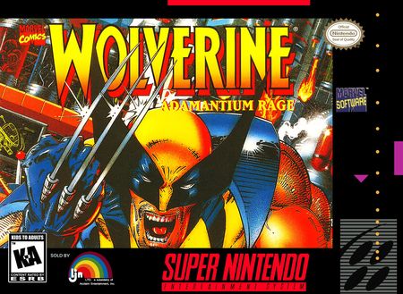 Wolverine Adamantium Rage SNES Super Nintendo SNES Wolverine Adamantium Rage SNES Super Nintendo SNES