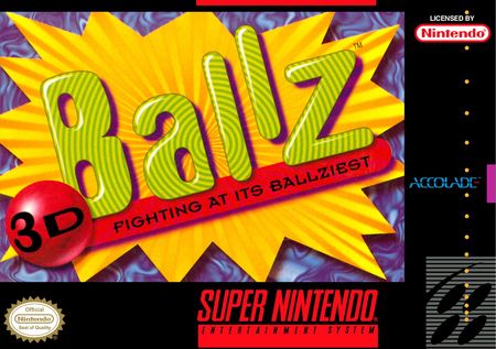 Ballz 3D SNES Super Nintendo SNES Ballz 3D SNES Super Nintendo SNES