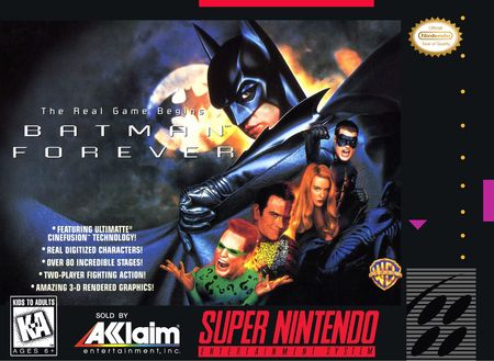 Batman Forever SNES Super Nintendo SNES Batman Forever SNES Super Nintendo SNES