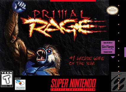 Primal Rage SNES Super Nintendo SNES Primal Rage SNES Super Nintendo SNES