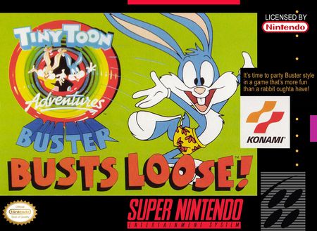 Tiny Toon Adventures Buster Busts Loose SNES Super Nintendo SNES Tiny Toon Adventures Buster Busts Loose SNES Super Nintendo SNES