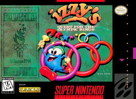 Izzy s Quest for the Olympic Rings SNES Super Nintendo SNES Izzy s Quest for the Olympic Rings SNES Super Nintendo SNES