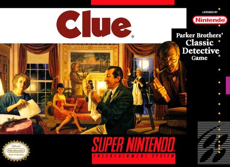 Clue SNES Super Nintendo SNES Clue SNES Super Nintendo SNES
