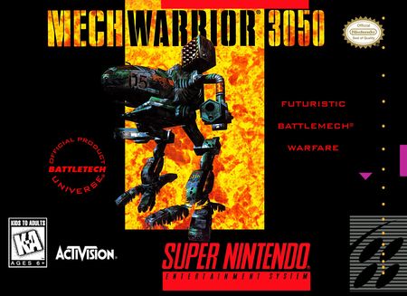 MechWarrior 3050 SNES Super Nintendo SNES MechWarrior 3050 SNES Super Nintendo SNES
