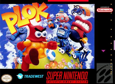 Plok SNES Super Nintendo SNES Plok SNES Super Nintendo SNES