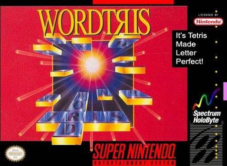 Wordtris SNES Super Nintendo SNES Wordtris SNES Super Nintendo SNES