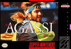 Andre Agassi Tennis SNES Super Nintendo SNES Andre Agassi Tennis SNES Super Nintendo SNES