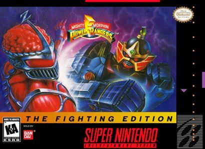 Mighty Morphin Power Rangers Fighting Edition SNES Super Nintendo SNES Mighty Morphin Power Rangers Fighting Edition SNES Super Nintendo SNES