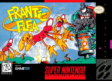 Frantic Flea SNES Super Nintendo SNES Frantic Flea SNES Super Nintendo SNES