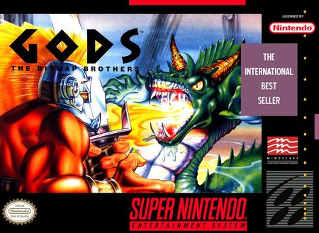Gods SNES Super Nintendo SNES Gods SNES Super Nintendo SNES