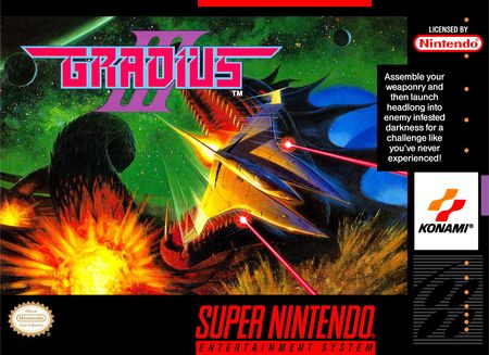 Gradius III SNES Super Nintendo SNES Gradius III SNES Super Nintendo SNES