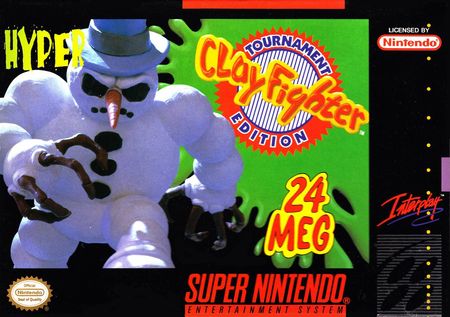 ClayFighter Tournament Edition SNES Super Nintendo SNES ClayFighter Tournament Edition SNES Super Nintendo SNES