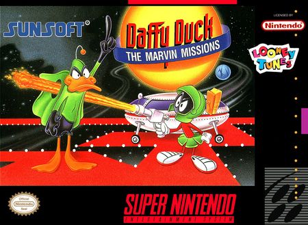 Daffy Duck The Marvin Missions SNES Super Nintendo SNES Daffy Duck The Marvin Missions SNES Super Nintendo SNES