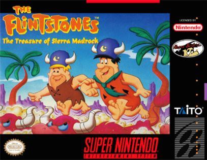 Flintstones The Treasure of Sierra Madrock SNES Super Nintendo SNES Flintstones The Treasure of Sierra Madrock SNES Super Nintendo SNES