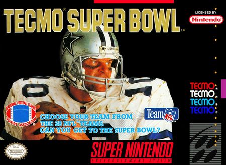 Tecmo Super Bowl SNES Super Nintendo SNES Tecmo Super Bowl SNES Super Nintendo SNES