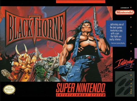 Blackthorne SNES Super Nintendo SNES Blackthorne SNES Super Nintendo SNES