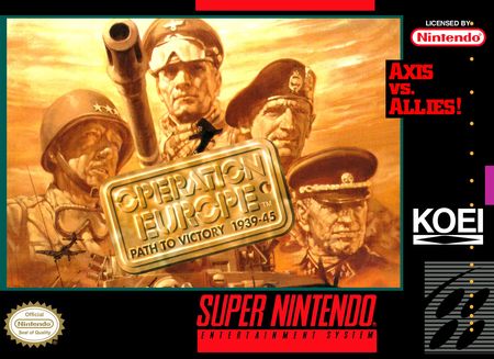 Operation Europe Path to Victory SNES Super Nintendo SNES Operation Europe Path to Victory SNES Super Nintendo SNES