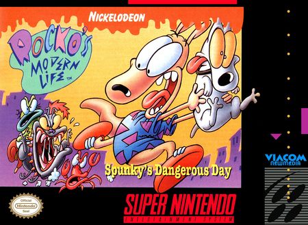 Rocko s Modern Life Spunky s Dangerous Day SNES Super Nintendo SNES Rocko s Modern Life Spunky s Dangerous Day SNES Super Nintendo SNES