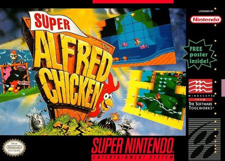 Super Alfred Chicken SNES Super Nintendo SNES Super Alfred Chicken SNES Super Nintendo SNES