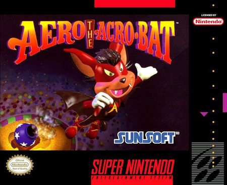 Aero the Acro Bat SNES Super Nintendo SNES Aero the Acro Bat SNES Super Nintendo SNES