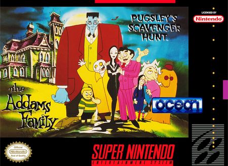 The Addams Family Pugsley s Scavenger Hunt SNES Super Nintendo SNES The Addams Family Pugsley s Scavenger Hunt SNES Super Nintendo SNES