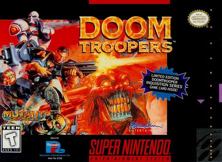 Doom Troopers SNES Super Nintendo SNES Doom Troopers SNES Super Nintendo SNES