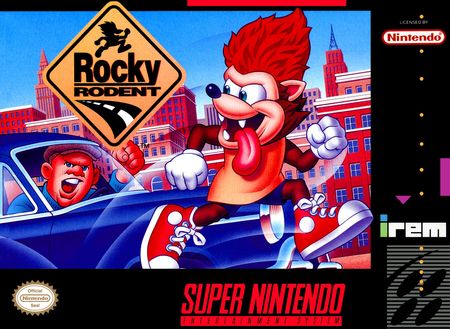 Rocky Rodent SNES Super Nintendo SNES Rocky Rodent SNES Super Nintendo SNES