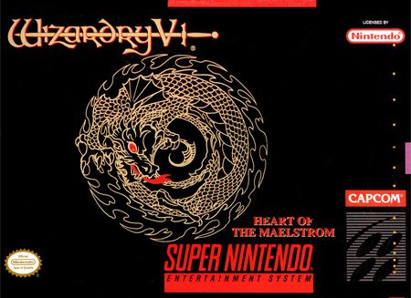Wizardry V Heart of the Maelstrom SNES Super Nintendo SNES Wizardry V Heart of the Maelstrom SNES Super Nintendo SNES