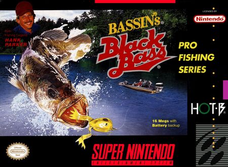 Bassin s Black Bass with Hank Parker SNES Super Nintendo SNES Bassin s Black Bass with Hank Parker SNES Super Nintendo SNES