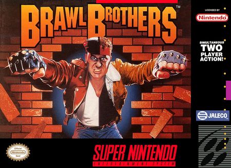 Brawl Brothers SNES Super Nintendo SNES Brawl Brothers SNES Super Nintendo SNES