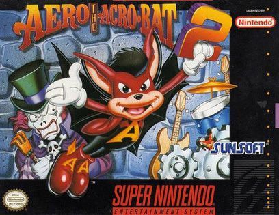 Aero the Acro Bat 2 SNES Super Nintendo SNES Aero the Acro Bat 2 SNES Super Nintendo SNES