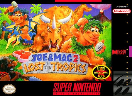Joe Mac 2 Lost in the Tropics SNES Super Nintendo SNES Joe Mac 2 Lost in the Tropics SNES Super Nintendo SNES