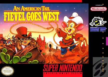 An American Tail Fievel Goes West SNES Super Nintendo SNES An American Tail Fievel Goes West SNES Super Nintendo SNES