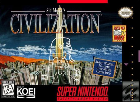 Civilization SNES Super Nintendo SNES Civilization SNES Super Nintendo SNES