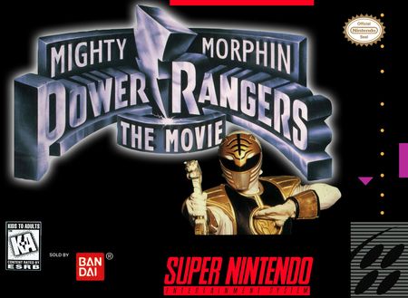 Mighty Morphin Power Rangers The Movie SNES Super Nintendo SNES Mighty Morphin Power Rangers The Movie SNES Super Nintendo SNES