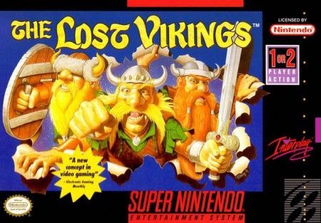 The Lost Vikings SNES Super Nintendo SNES The Lost Vikings SNES Super Nintendo SNES