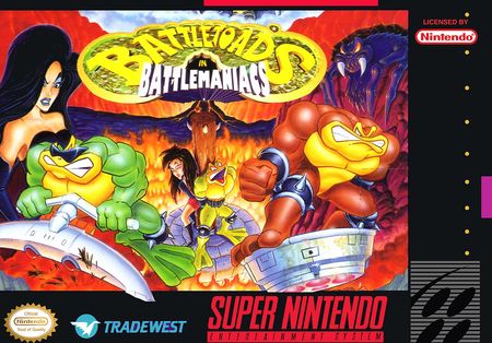 Battletoads in Battlemaniacs SNES Super Nintendo SNES Battletoads in Battlemaniacs SNES Super Nintendo SNES