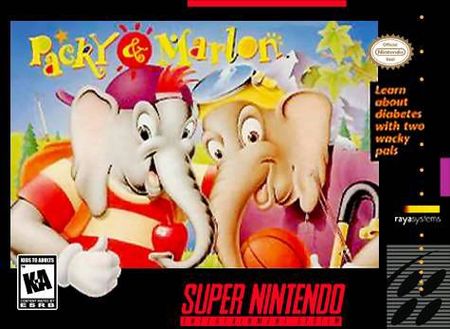 Packy and Marlon SNES Super Nintendo SNES Packy and Marlon SNES Super Nintendo SNES