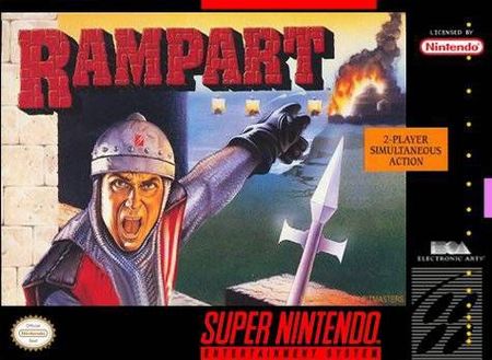 Rampart SNES Super Nintendo SNES Rampart SNES Super Nintendo SNES